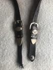 Heistercamp Custom Leather Guitar Strap Conchos Mot  rhead Vibe Heavy Vintage
