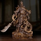 Feng Shui 19 tall Large Chinese Guan Yu Statue Guangong Guanyunchang Warlord
