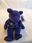 Vintage 1998 Mark Mcgwire Salvino s Bamm Beano s  25 Purple Plush Bear