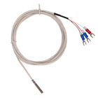 Rtd Pt100 Temperature Sensor Probe  Jaybva Waterproof Stainless Steel Thermistor