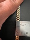      100  Authentic Handmade 10k Gold Cuban Link Chain     111 5 Grams 8 5mm     Heavy
