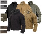 Mens 3-in-1 Soft Shell Jacket W  Fleece Liner   Us Flag Patches