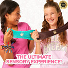 Chocolate Scented Fluffy Slime Jar With Glitter   Hedgehog Charm - 8oz Gift Fun 