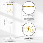 Wedding Champagne Flutes Set - Bride Groom Toasting Glasses  Engagement Gift