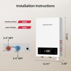 24kw Electric Tankless Water Heater 240v For Whole House On-demand Hot Water