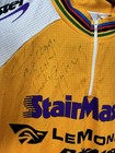 Greg Lemond Autographed Yellow Cycling Jersey Yellow  f 