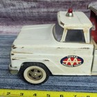 Vintage Tonka Pressed Steel Tow Truck Parts repair White red Used 