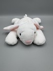 1997 Ty Pillow Pal Clover White Bunny Rabbit Plush Vintage Stuffed Animal 12   