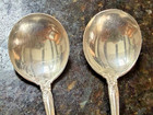 2- Old Master By Towle Sterling Silver Cream Soup Spoon 6 1 4  76 Grams