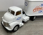 Ertl Chevrolet Semi Truck Bank Heartbeat Of America White Diecast 1 64   Box