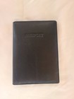 Visconti Leather Passport Credit Card Holder Wallet Cover Case Black European 