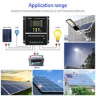 4000w 100a Mppt Solar Charge Controller 12v 24v 36v 48v Battery Pv Regulator Usb