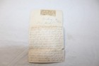 1899 Handwritten Letter With Embossed Clover Leaf   Newspaper Inclusion Antique