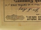 1871 Virginia Telegraph Company Stock Certificate Telegraph Communication Histor