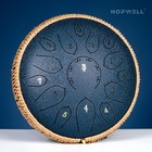 Hopwell Steel Tongue Drum - 15 Note 12 Inch Drums - 12 Inch  Navy Blue 