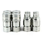 For Kubota 4 Sets 1 2  Npt Skid Steer Flat Face Hydraulic Quick Connect Couplers
