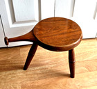 Vintage Wood Milking Stool Foot Stool Farm Rustic Primitive Country