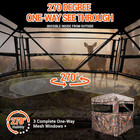 Hunting Blind 270 360 See Through Ground Blind  Pop Up Deer Blind
