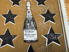 2 Poster Stamp Cinderella  Black Star Sparkling Wine Eickemeyer Mainz From  1913