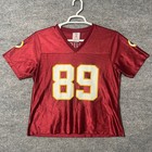 Washington Redskins Nfl Women s Jersey 89 Santana Moss Football Burgundy