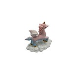 Set Of 2 Vintage 1990s Unicorn Figurines Pastel Rainbow Cartoon