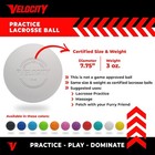 Velocity Lacrosse Balls - 1  2  3  6  12  18  24  36  60 And 120 Packs - For Pra