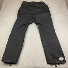 Polaris Snowmobile Pants Mens Large Black Octane Snowpants Double Knee Side Zip