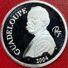 2004 Guadeloupe 1 4 Euro Silver Proof  lyon 1892  Pattern Essai Rare Mint 2 000