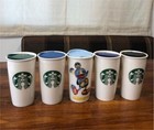 Disney Starbucks Collaboration Tumbler Set Of 5 Collectible Cups
