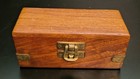 Vintage-style Brass And Leather Pirate Spyglass Telescope In Wooden Box 