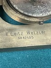 Antique Ernst Leitz Wetzlar Brass Microscope  42105 In Beautiful Wood Case   