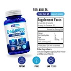 D-mannose 1000mg 180 Capsules 3 Month Supply Best Value We Like Vitamins