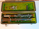 Antique  Albert System Low Pitch Clarinet   Case 1923   B108915l