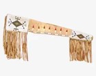 Native American Indian Beaded Rifle Scabbard Sioux Style Suede Leather