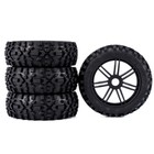 4pcs 1 8 Rc Buggy Off-road Wheels   Tires Set For Kyosho Inferno Neo - Mp9