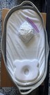 Moses Baby Changing Cotton Rope Basket W  Mattress Cover 2 Sheets Headrest Gray