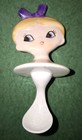 Vintage Mg Dolly Girl Relish Jar Holt Howard Pixieware Era Condiment Holder