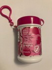3 Biopure Antibacterial Travel Size Hand Wipes Keychain  jasmine   Dragonfruit 