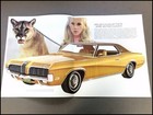 1970 Mercury Cougar 12-page Vintage Car Brochure Catalog - Xr7 Eliminator