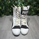Vtg Puma Speedcat High Top Boxing Shoes Women   s Sz 5 5 Y2k Retro Rare