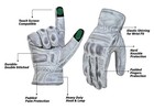 Riding Gloves Summer Motorcycle Leather Protective Touchscreen Biker Armor