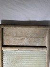 Vintage Antique Glass Washboard Wooden Frame Primitive Farmhouse Decor 24 