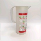Vintage Plastic Retro Cherry Pitcher With Lid