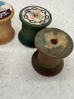 Vintage Various Brand Wooden Sewing Thread Spools- Lot
