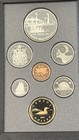 1991 Royal Canadian Mint Proof Set W  Commemorative Silver Dollar Original Case
