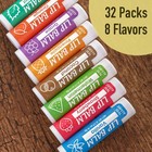 32-pack Natural Lip Balm Set 8 Flavors Moisturizing Chapstick Gift Bulk