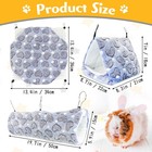3 Pack Rat Hammock Set Soft Ferret Hideout Bed Hanging Hamster Tunnel Cave Sm   