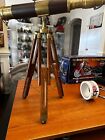 18 Inch Nautical Leather Telescope With Stand Nice