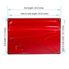 Universal 7 Gallon Generator Gas Fuel Tank With Compatible With Honda Generat   