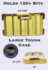 Dewalt Large Tough Case Bit Holder Storage Organizer Stackable Interlocking  120
